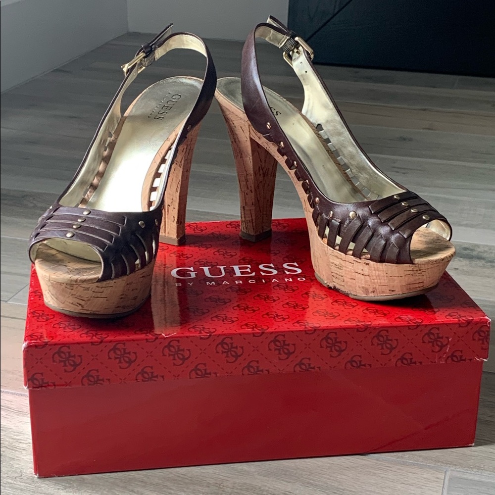 Guess GW Jarrett Cork Heels